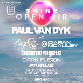PAUL VAN DYK Open Air | Trancecoda X Groovebox X Shine at Binks