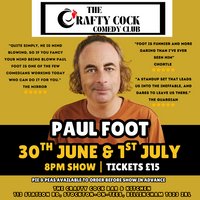 Crafty Cock Comedy | Paul Foot + Support at The Crafty Cock Pub
