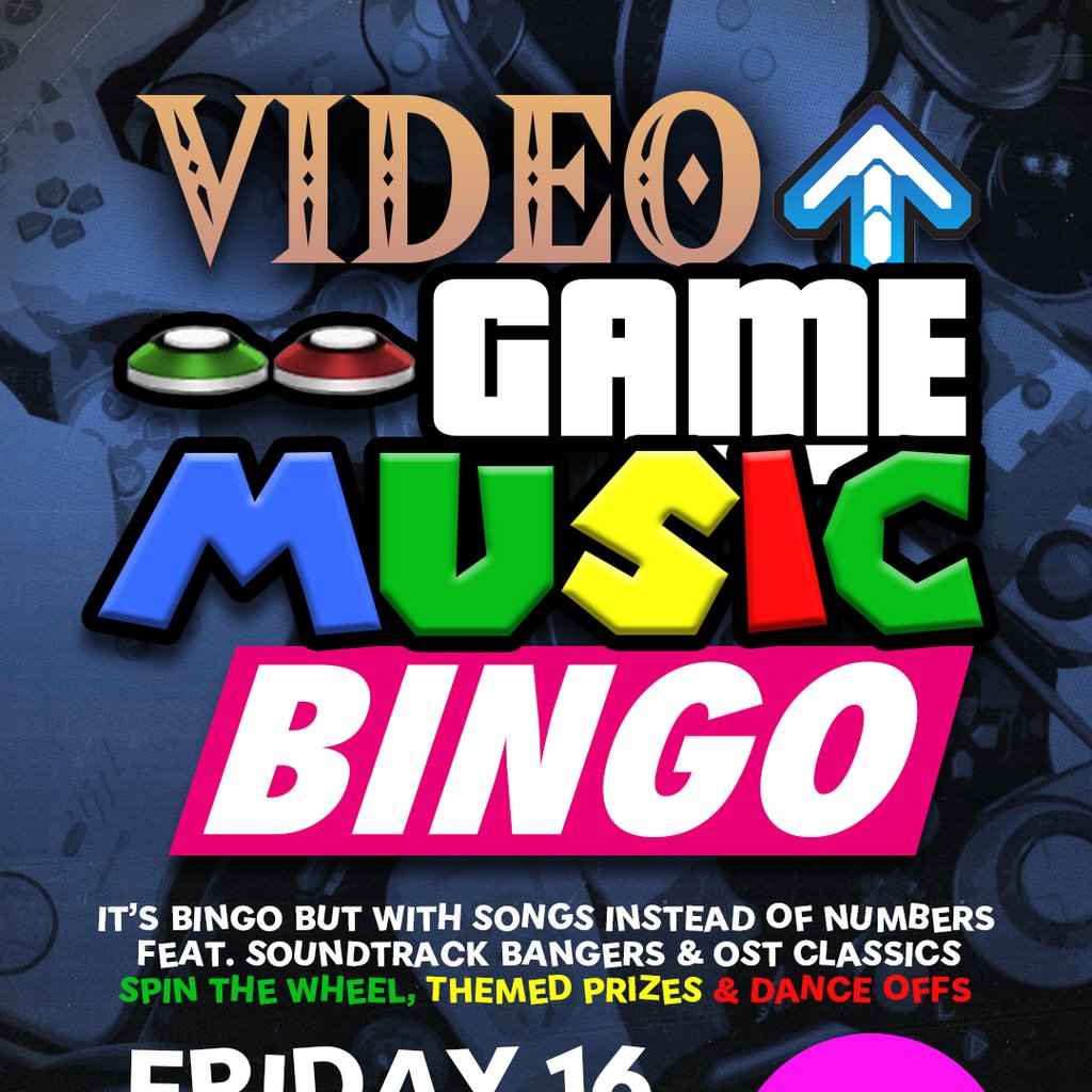 Video Game Music Bingo at PLAY, Middlesbrough