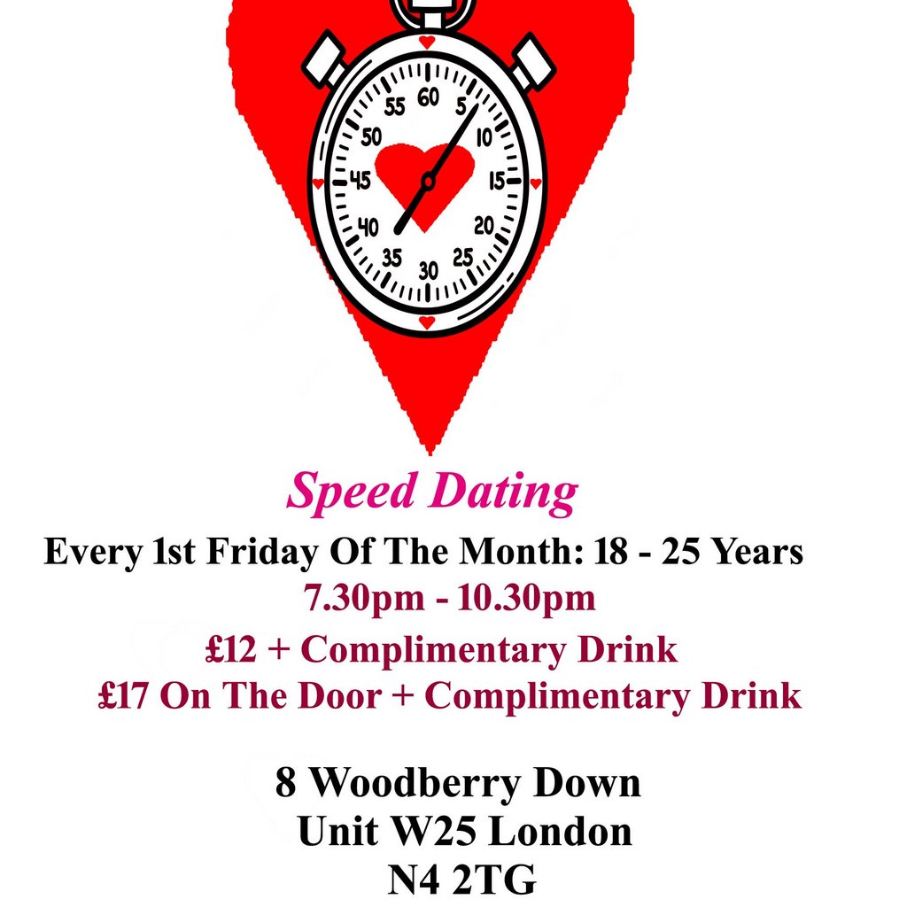 Speed Dating. 25 - 35 years Mondays