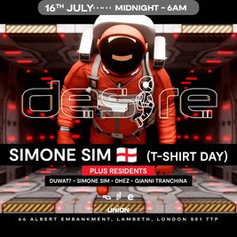 DESIRE - Weekly Thursday After Party - SIMONE SIM