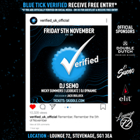 GET VERIFIED at Lounge 72