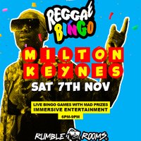 Reggae Bingo - Milton Keynes - Sat 7th Nov at Rumble Rooms