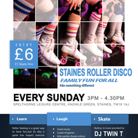 Staines Roller DIsco - RollBack at Spelthorne Leisure Centre Staines