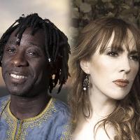 Cecilia Le Poer Power with Amadou Diagne