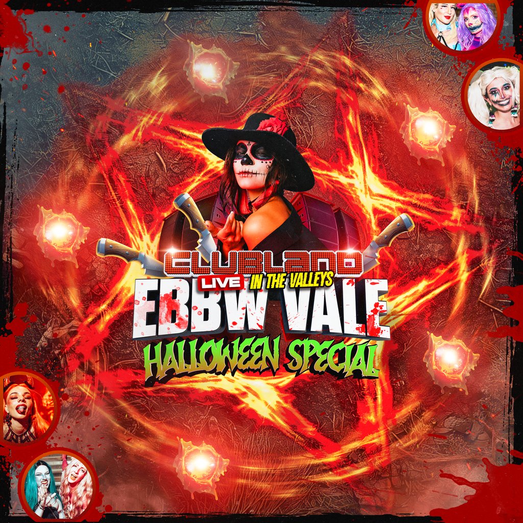 Clubland Live In The Valleys - Halloween Special! at Ebbw Vale Sports Centre, Ebbw Vale