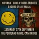 Nirvanher + Bras N' Roses at The Portland Arms, Cambridge Event Title Pic