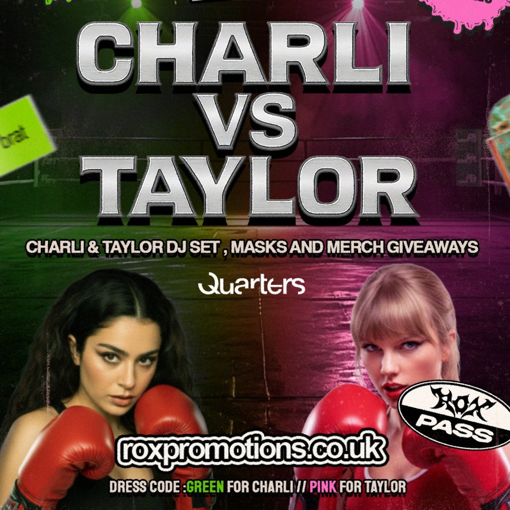 CU Next Tuesday | CHARLI XCX Vs TAYLOR SWIFT  | 18/11/2025, 18 November | Event in Brighton | AllEvents