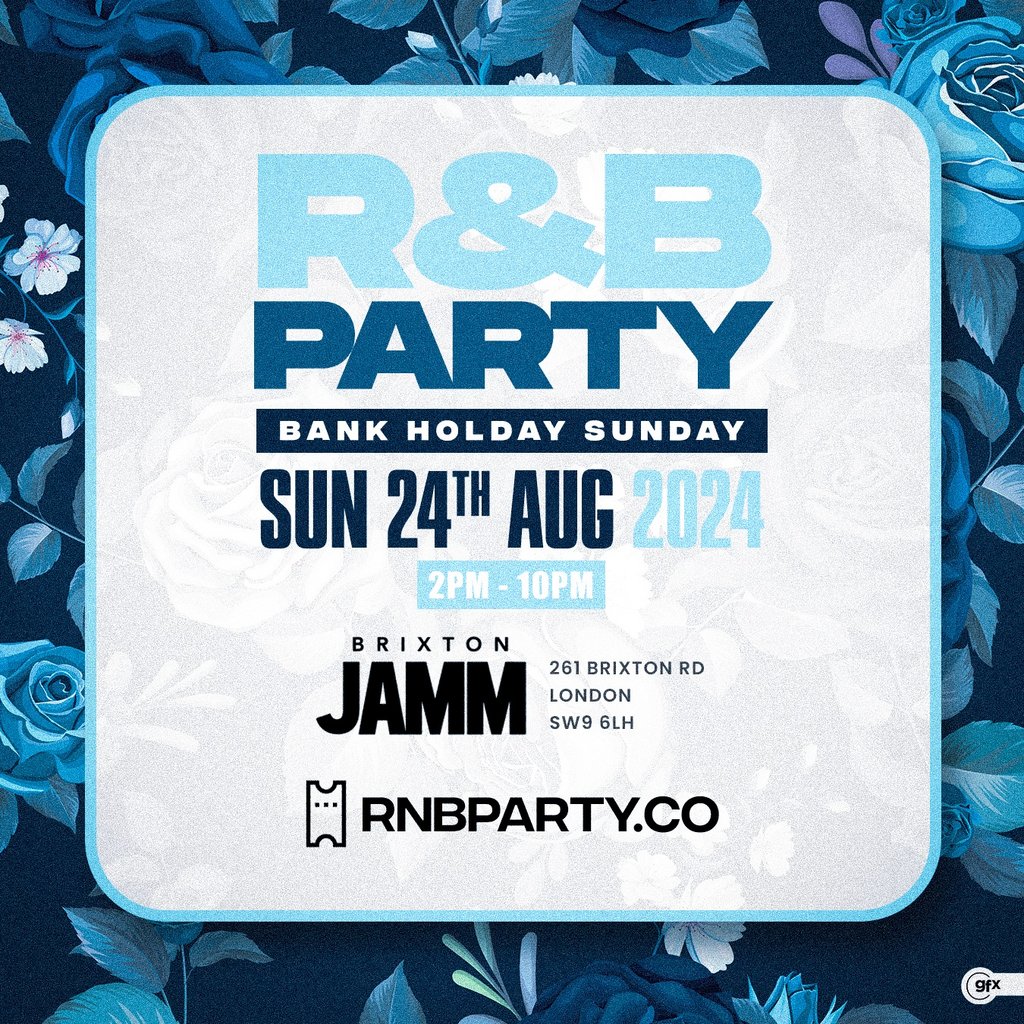 R&B PARTY - Bank Holiday Party