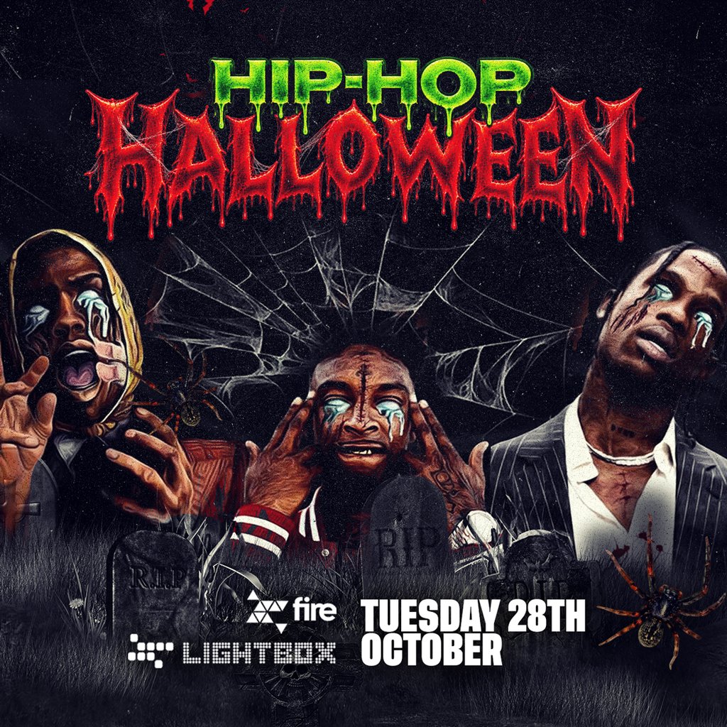 Hip Hop Halloween @ Fire & Lightbox - London Halloween 2026