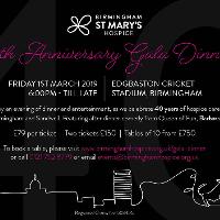 40th Anniversary Gala Dinner at Edgbaston Cricket Ground