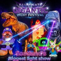 Illuminate Gigantic light festival at Barnhill Farm