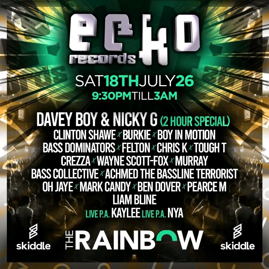 Ecko Records presents Speedgarage & Bassline classics