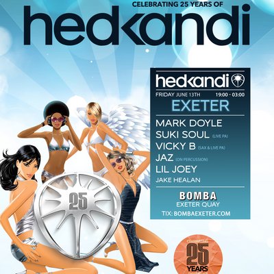 HEDKANDI - EXETER - Fri 13 June - Bomba Exeter Quay