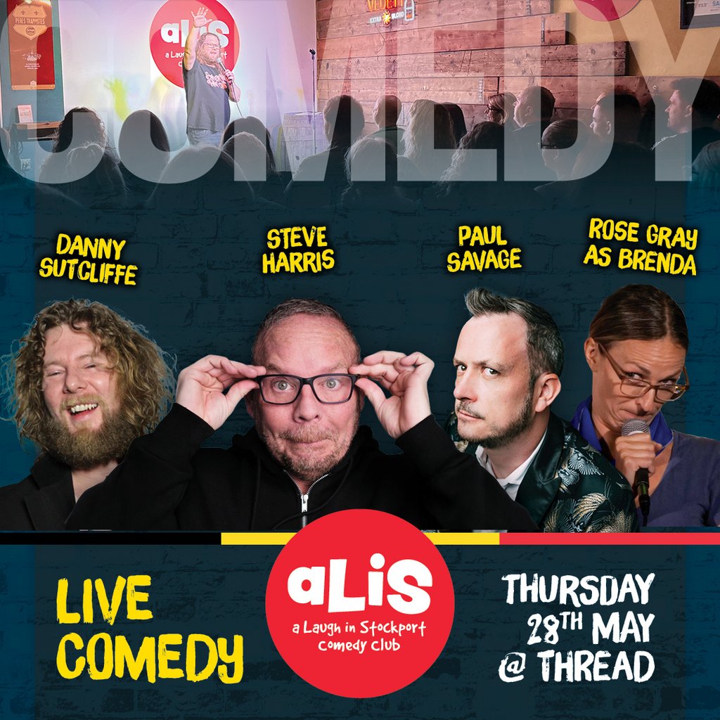 A Laugh In Stockport Comedy Club - May