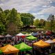 Dine 'N' Devour Festival in Tamworth with food stalls and live music