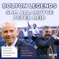 An Evening with Bolton Legends- Sam Allardyce and Peter Reid at The Albert Halls Bolton