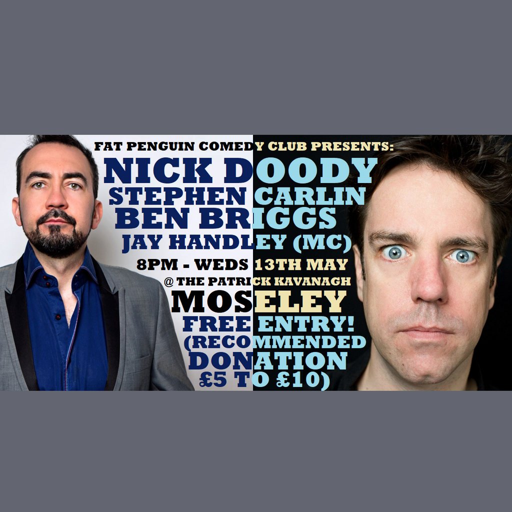 Fat Penguin Comedy Club - NICK DOODY/STEPHEN CARLIN/JAY HANDLEY