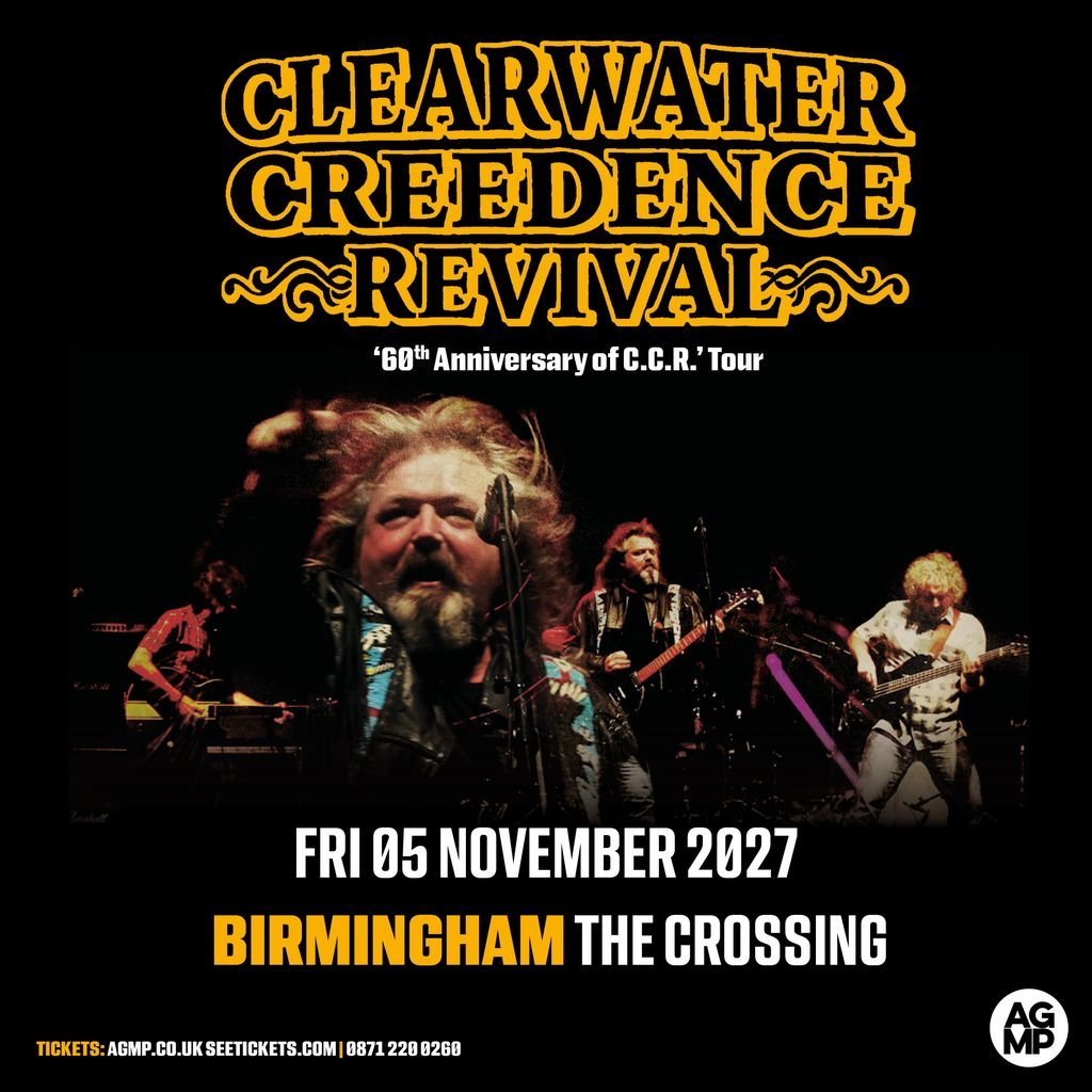 Clearwater Creedence Revival: '60 years of C.C.R' — gig artwork