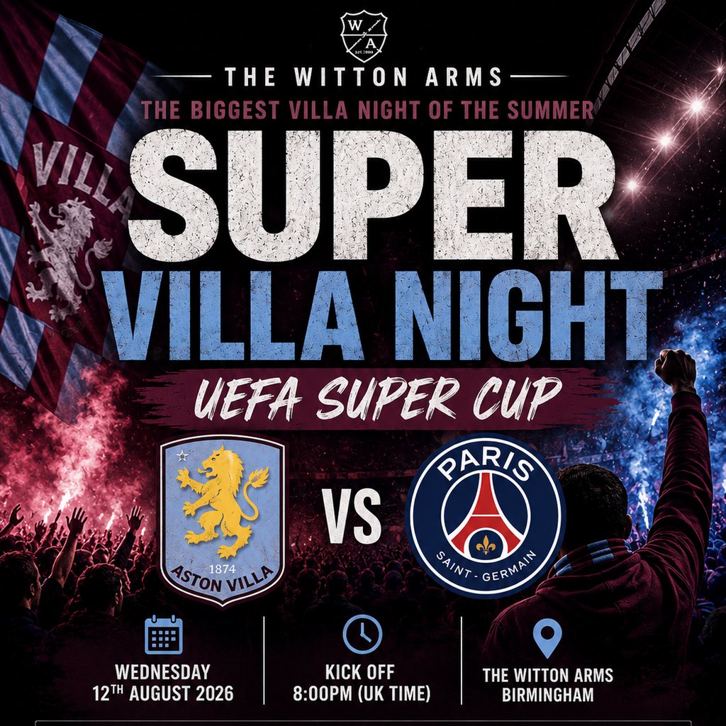 Super Cup: Paris Saint-Germain vs Aston Villa