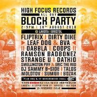 High focus records summer block party w/ fliptrix, dirty dike at Lakota