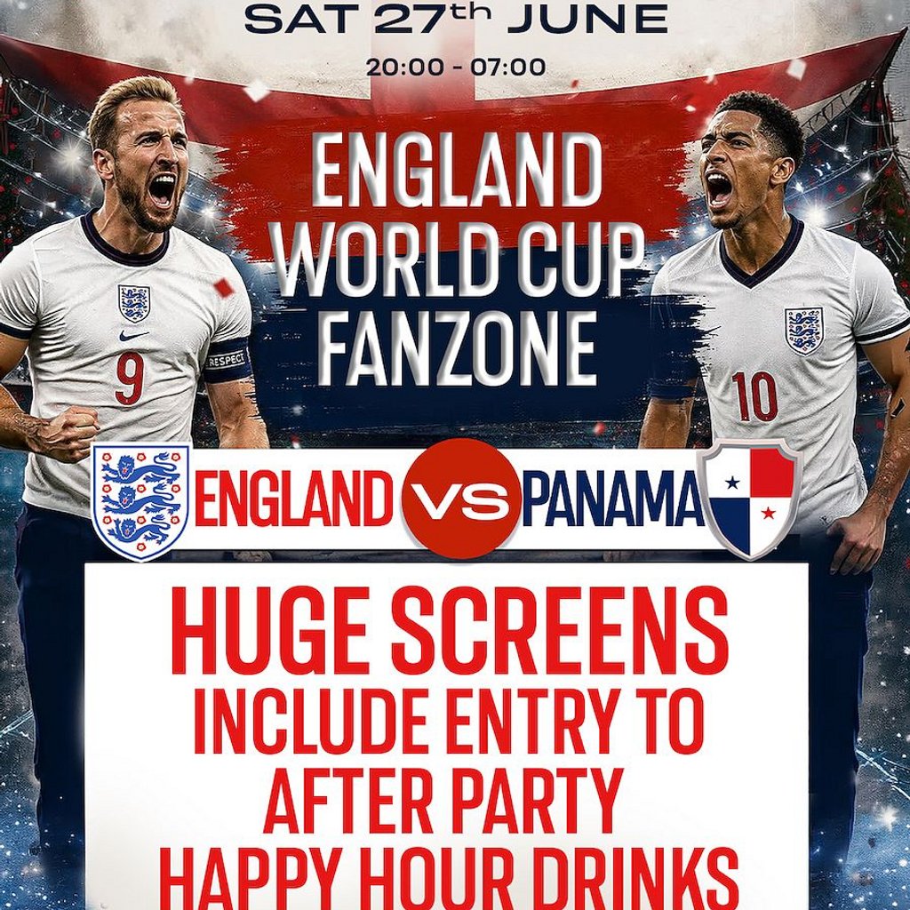 Egg Pres: England V Panama Fanzone / Free showing