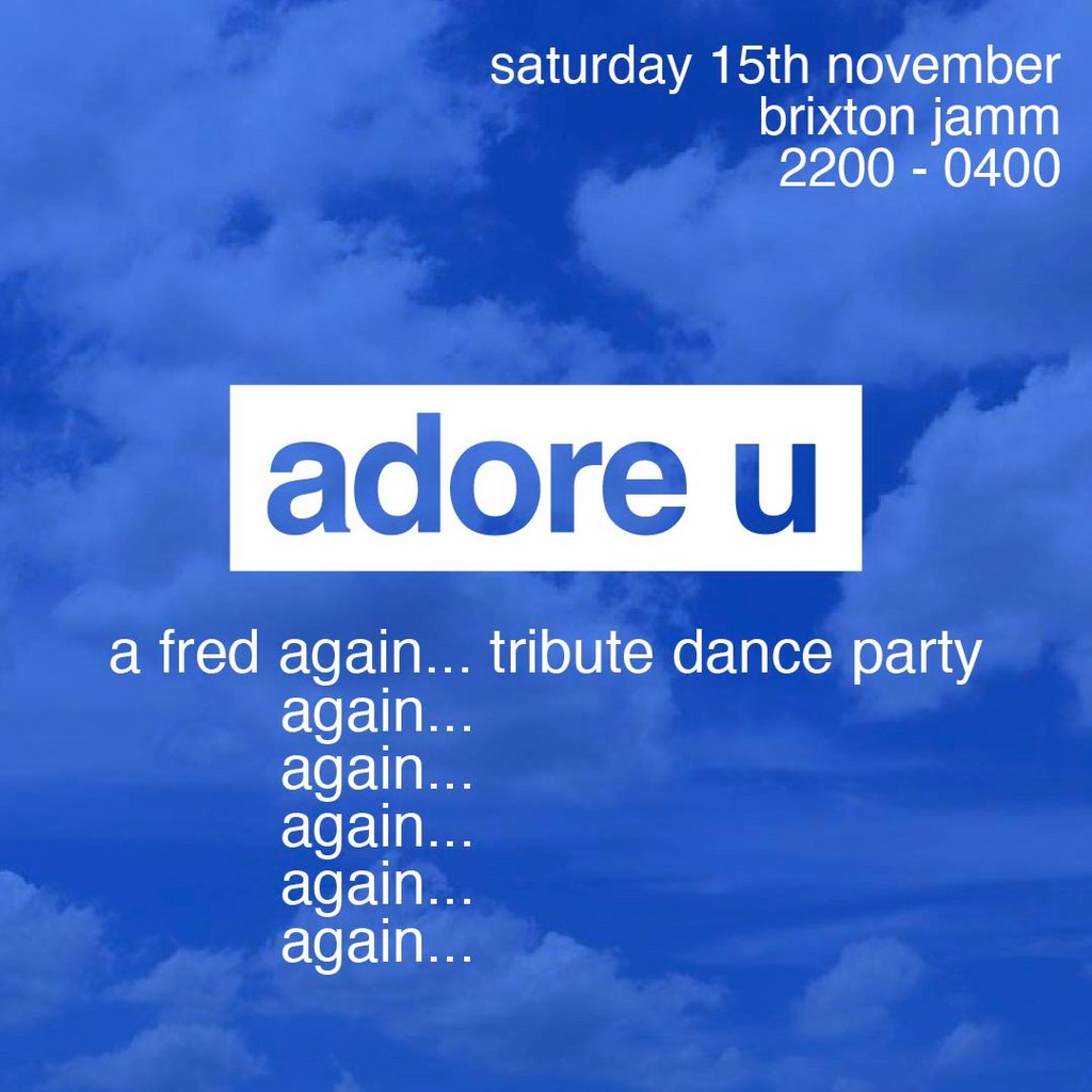 This is a Fred Again... Tribute Party