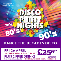 Dance the Decades Disco Party