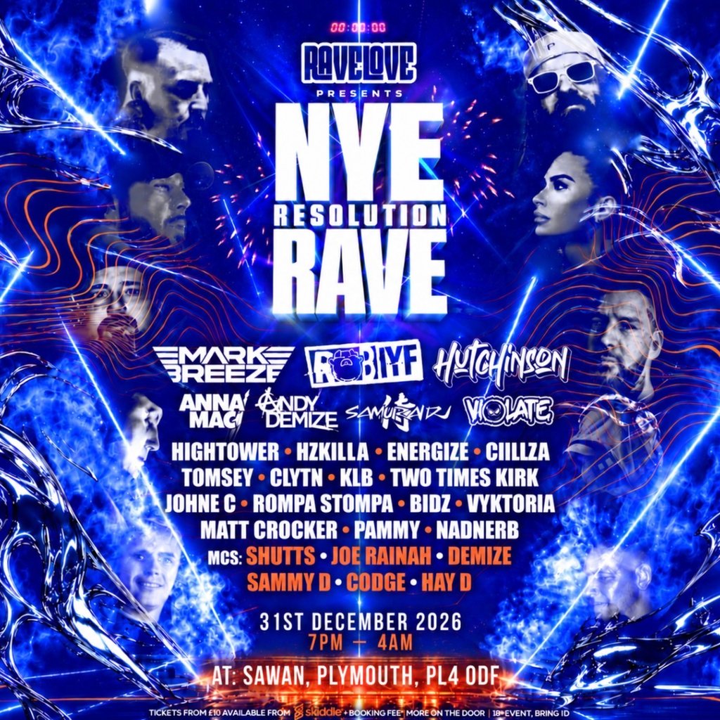 RAVE LOVE Presents NYE: Resolution Rave