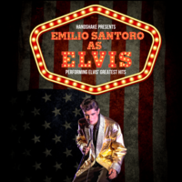 Emilio Santoro as Elvis at Uppermill Civic Hall