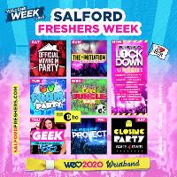 The OFFICIAL – Salford Freshers Week Wristband is NOW ON SALE! at Various Venues