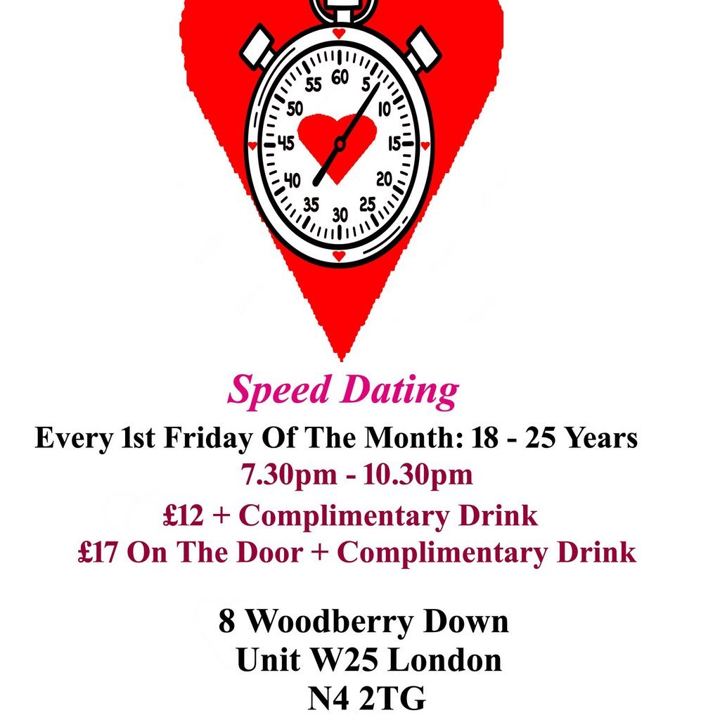 Speed Dating. 18- 25 Fridays