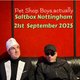 Pet Shop Boys, actually: Live @ Satlbox Nottingham Event Title Pic