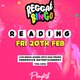 Reggae Bingo - Reading - Fri 20th Feb Event Title Pic