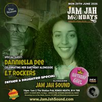 Jam Jah Mondays: Danniella Dee's Earthstrong % ET. Rockers at The Station Pub