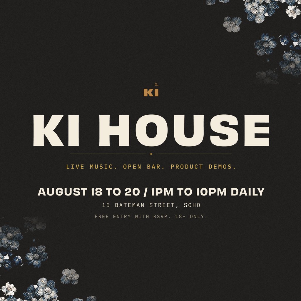 Ki House Live: Music, Drinks & Product Demos
