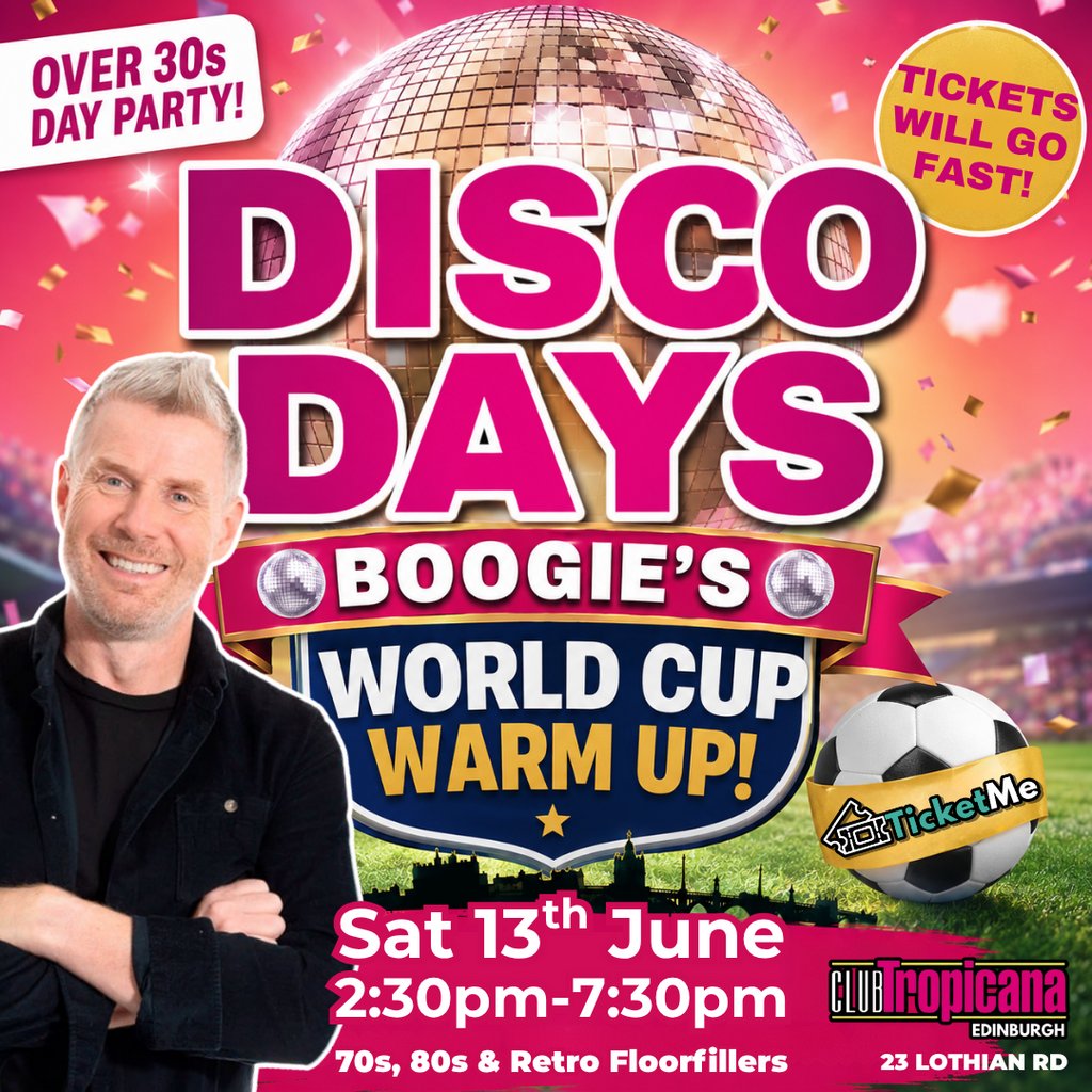 Disco Days | Boogie's World Cup Warm Up