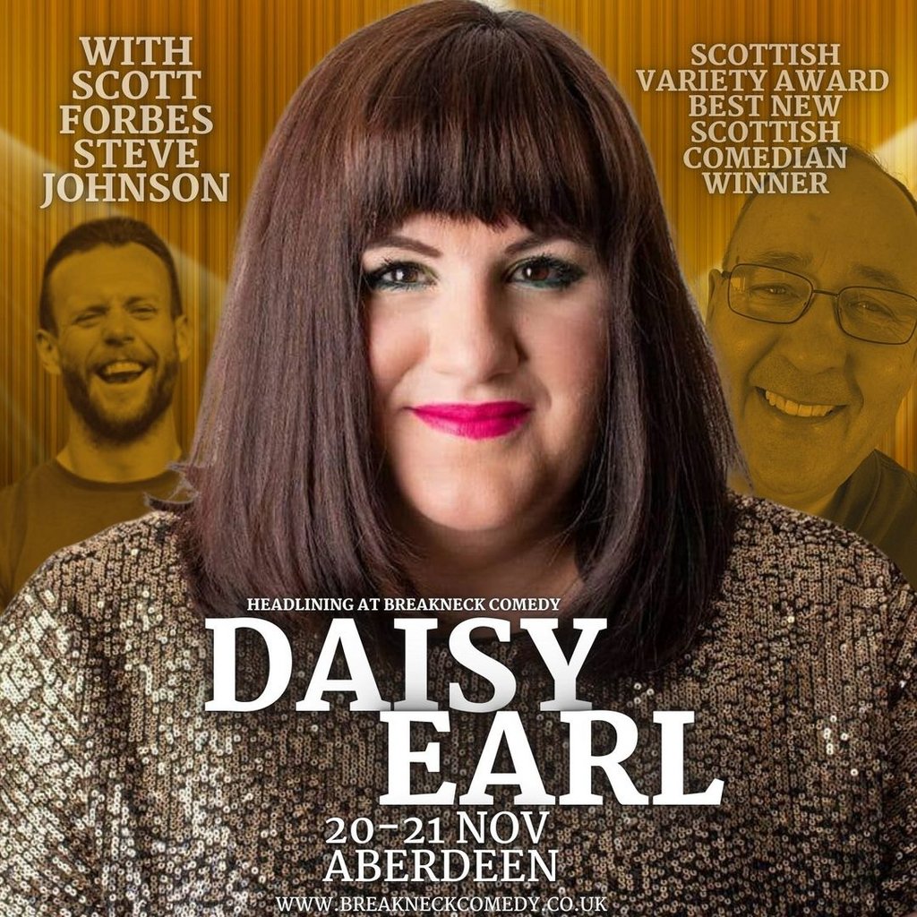 Daisy Earl at Breakneck Comedy, Aberdeen