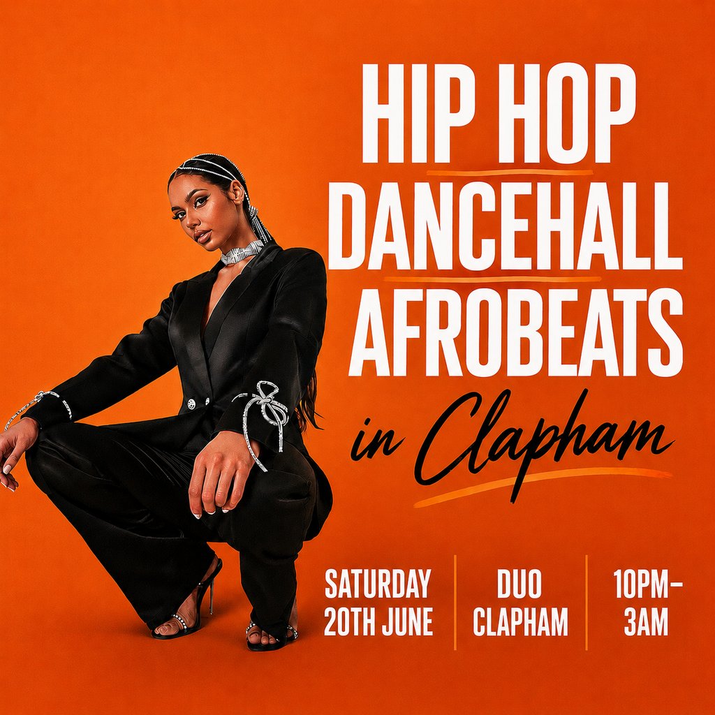 Hip Hop, Dancehall, Afrobeats In Clapham (£5 B4 12am Tickets)