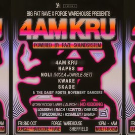 Big Fat Rave x FORGE: 4AM KRU / Powered By Raze Sound System