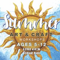 Little Picasso children's art and craft workshops at Little Aston Village Hall
