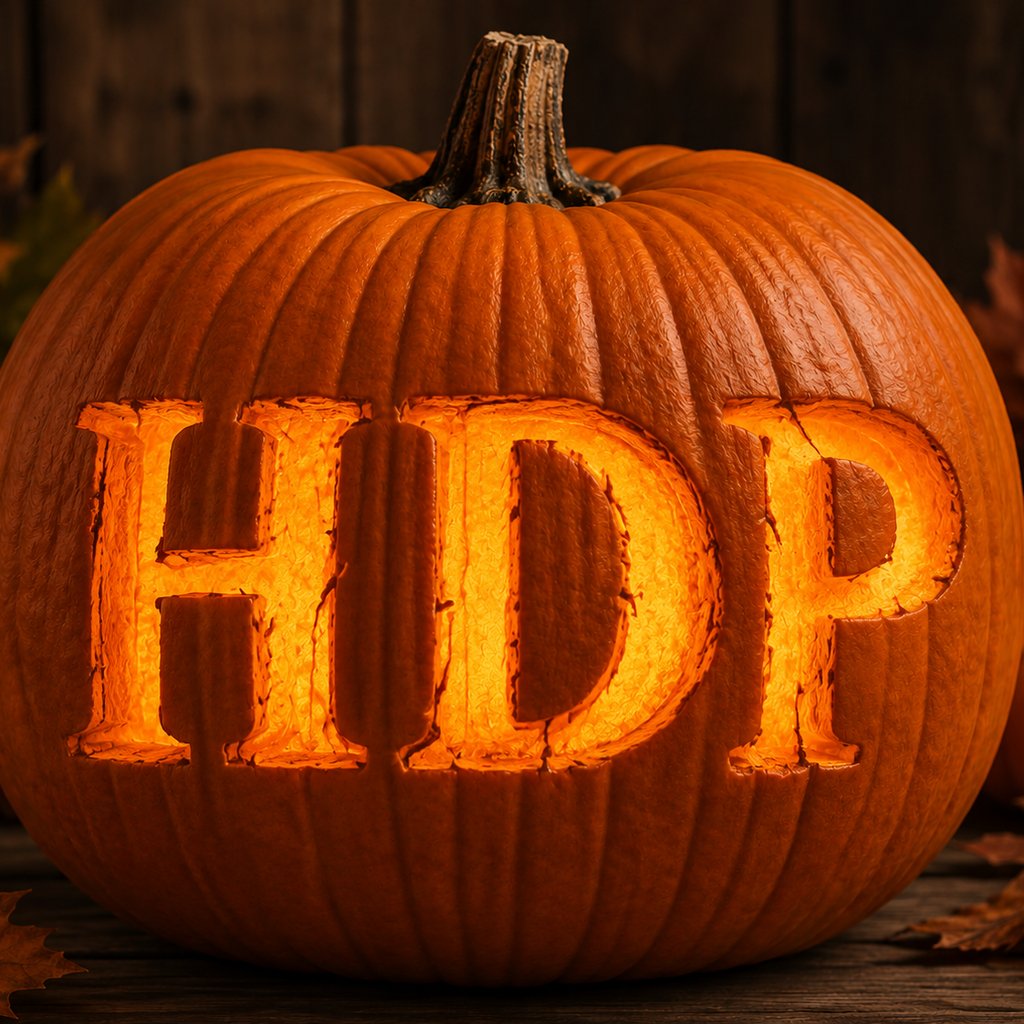 HDP Halloween — gig artwork