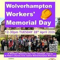 Wolverhampton Workers Memorial Day at Workers' Memorial Day Tree, Wolverhampton