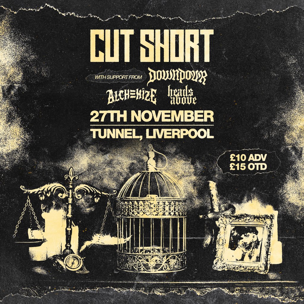 Cut Short, Tunnel Liverpool - 27th November 2026.