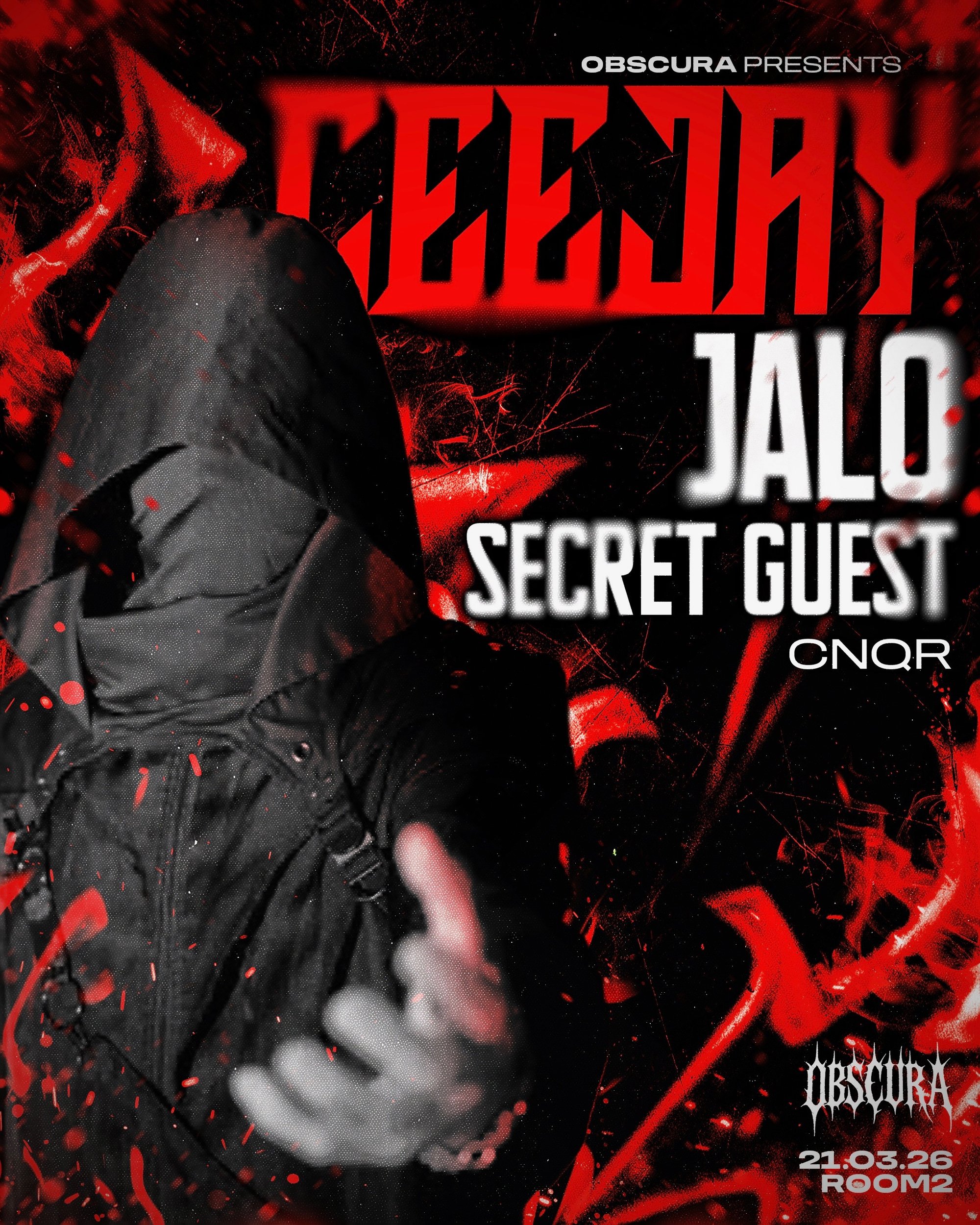 Obscura presents: Ceejay | Jalo | High Voltage | Room 2 Glasgow