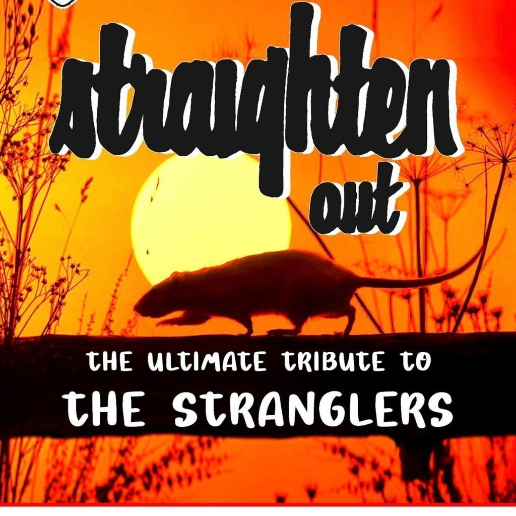 Straighten out @ Nice n Sleazy — gig artwork