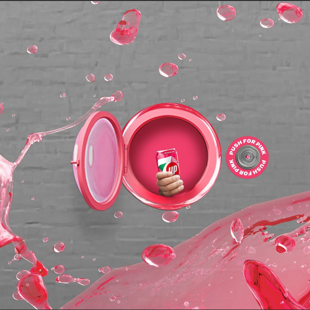 7UP Pink Refresh Window Pop-Up