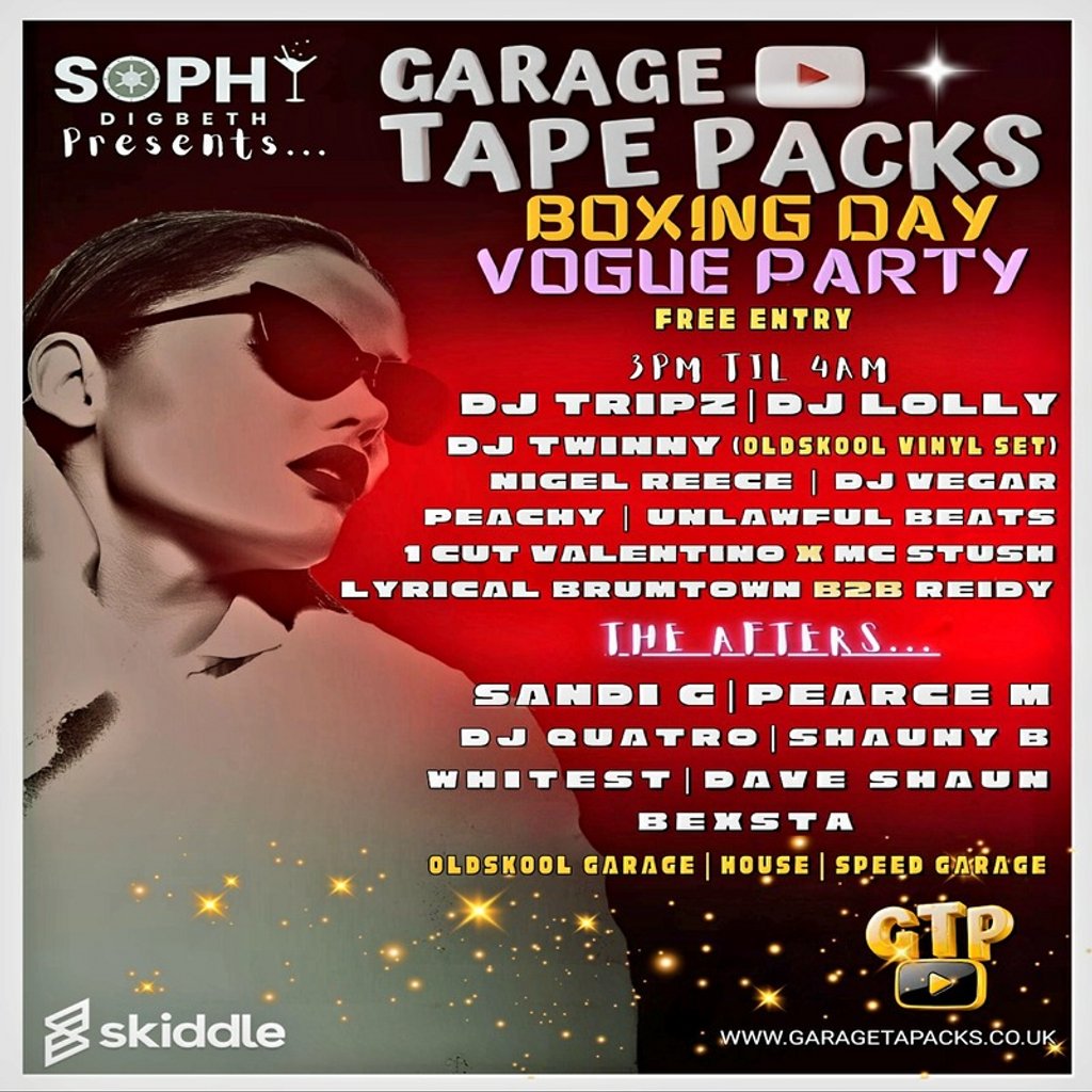 Garage Tapepacks: Presents - Boxing day free party