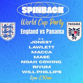 Spinback England vs Panama World Cup Party