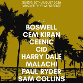 Paradise Rhythm Presents: The Summer Closing Party